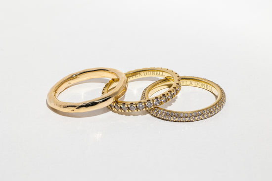 Diamond Fishtail Setting Eternity Band
