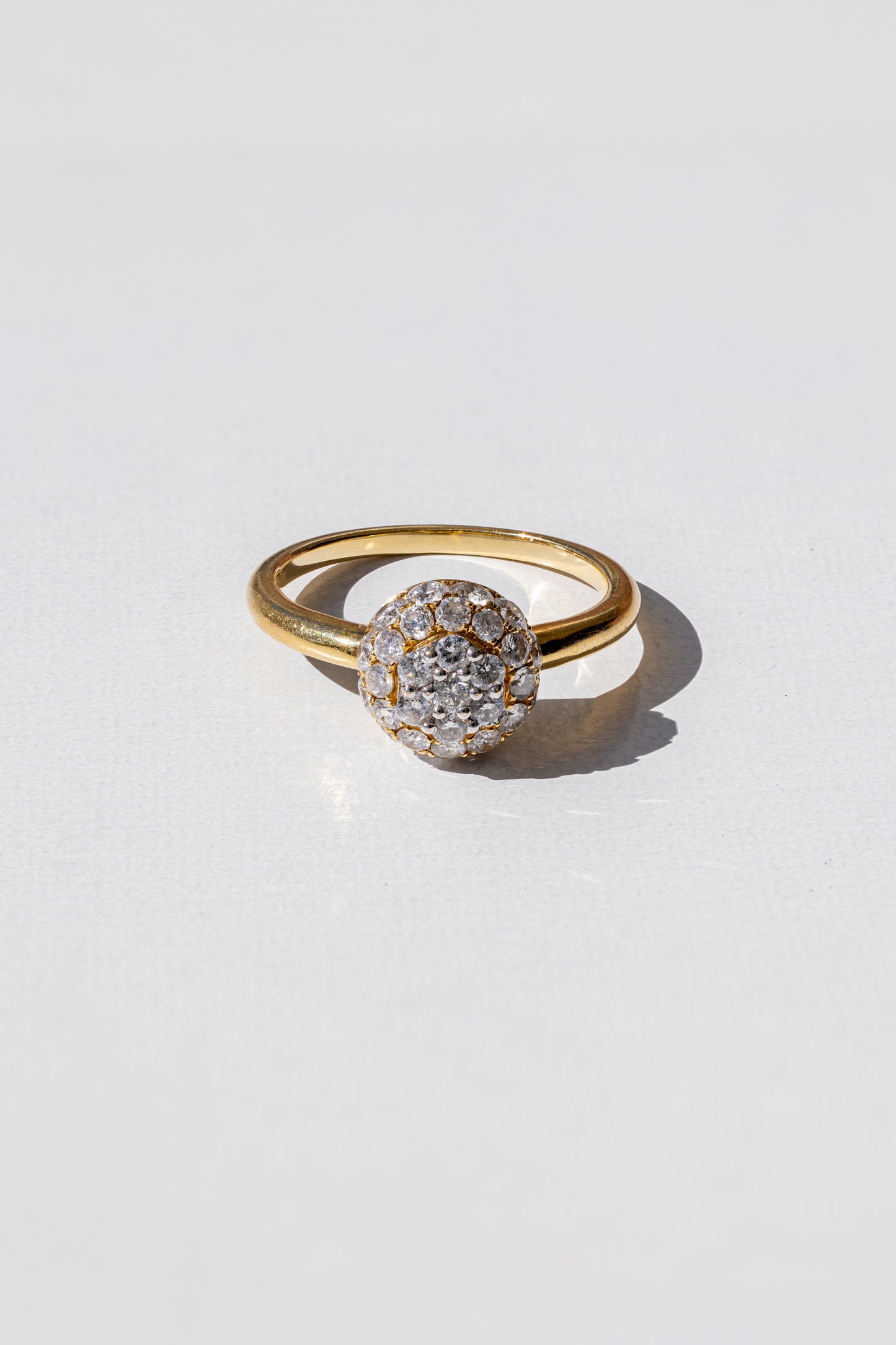 Diamond Cluster Ball Ring