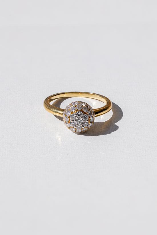 Diamond Cluster Ball Ring