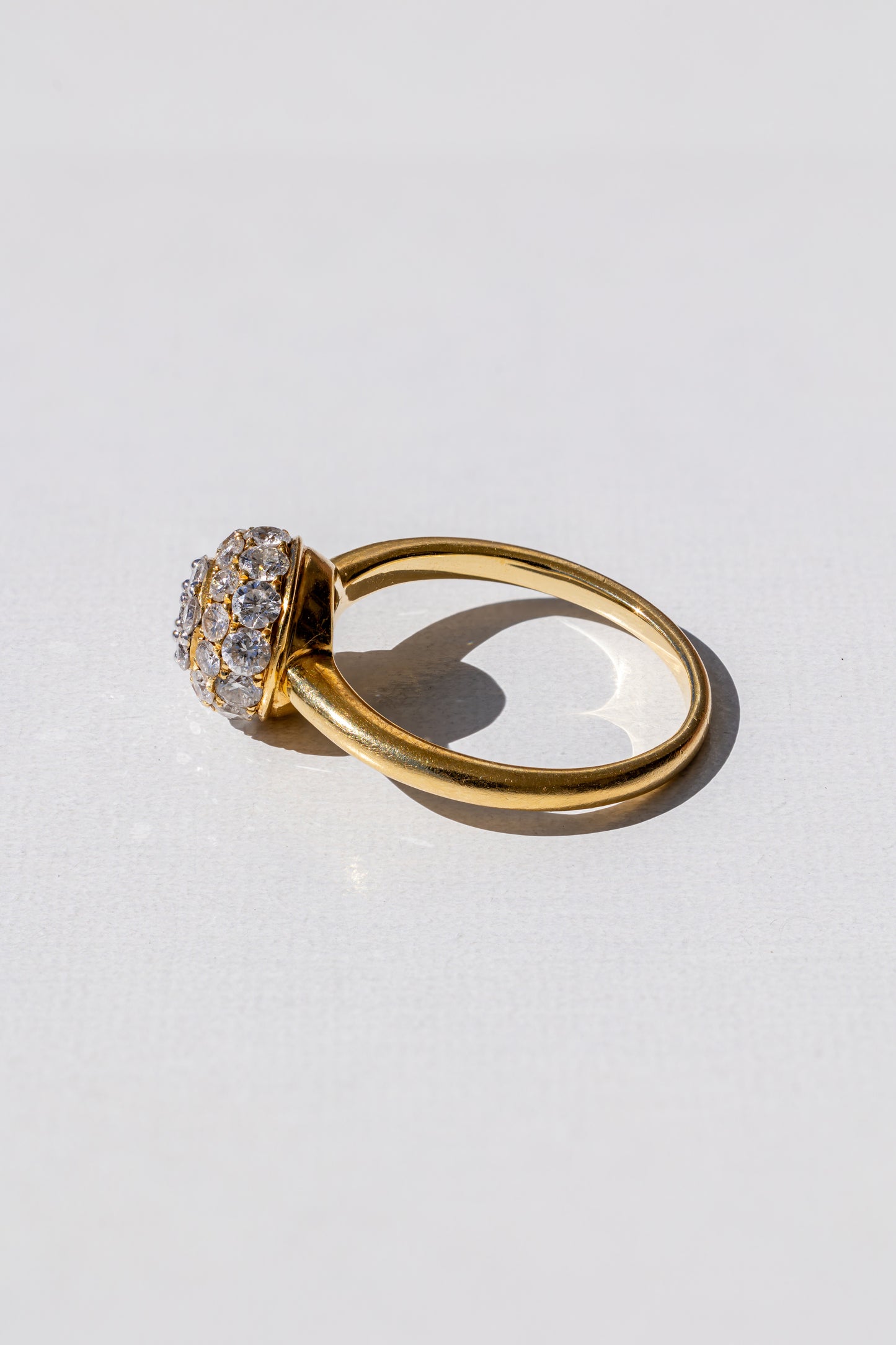 Diamond Cluster Ball Ring