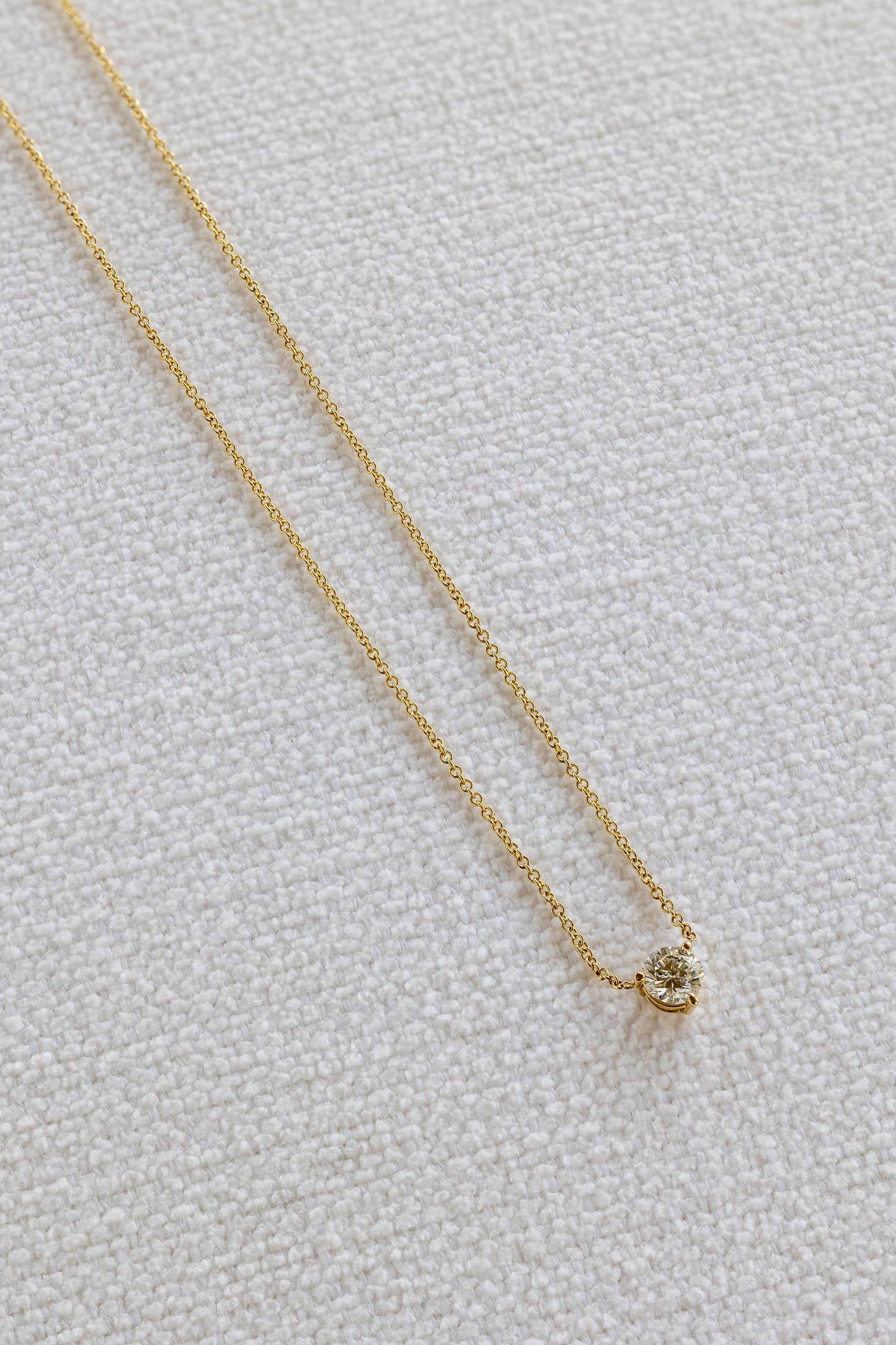 .70 Carat Diamond Prong Set Necklace