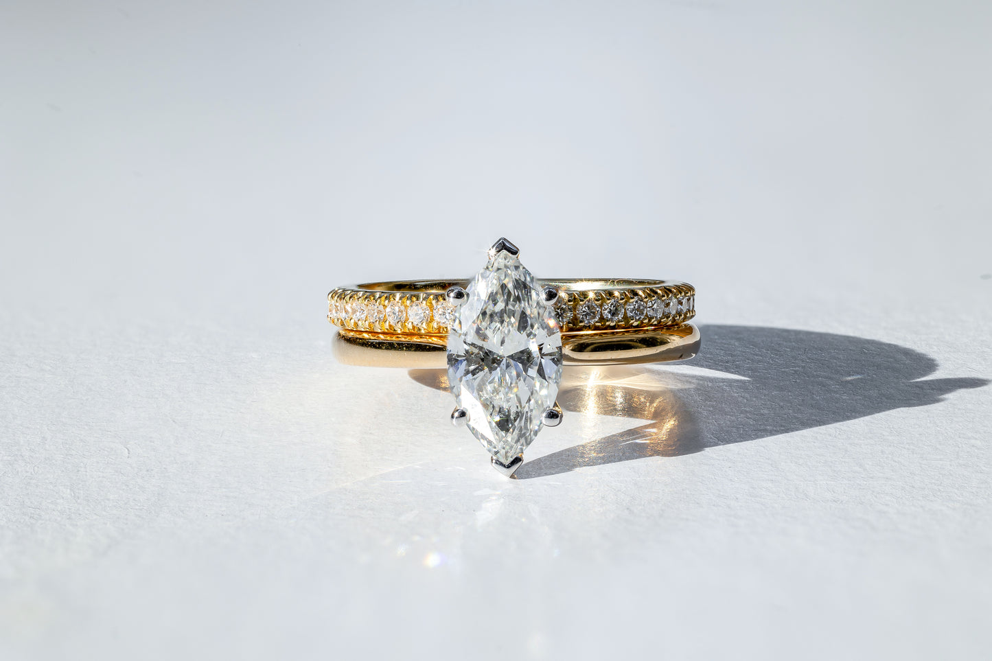 Diamond 3/4 Around Ring