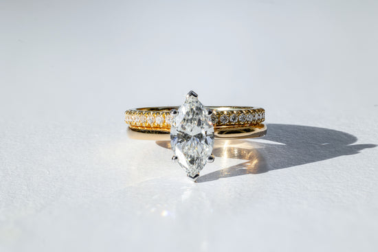 Diamond 3/4 Around Ring