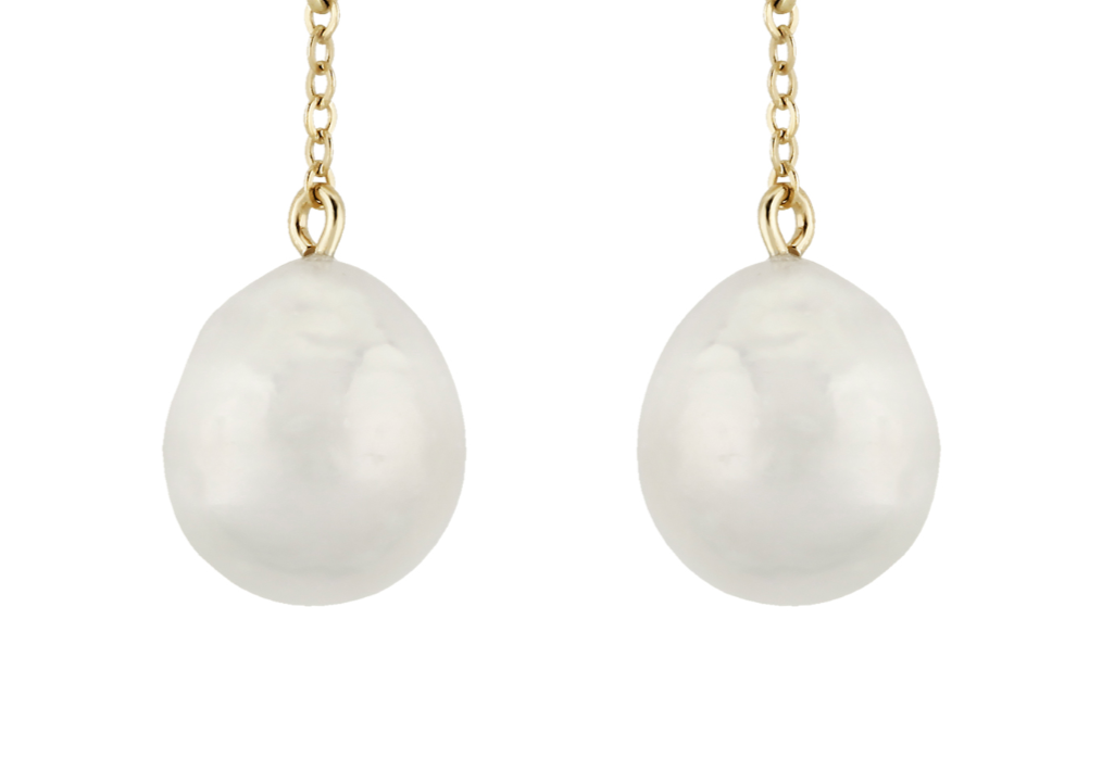 Baroque Double Drop Earrings