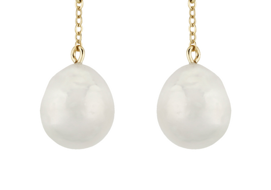 Baroque Double Drop Earrings