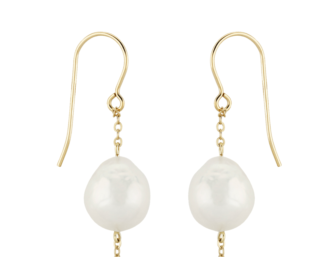 Baroque Double Drop Earrings