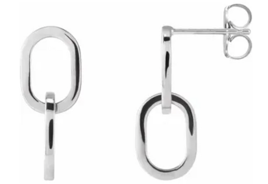 Interlocking Hoop Earrings