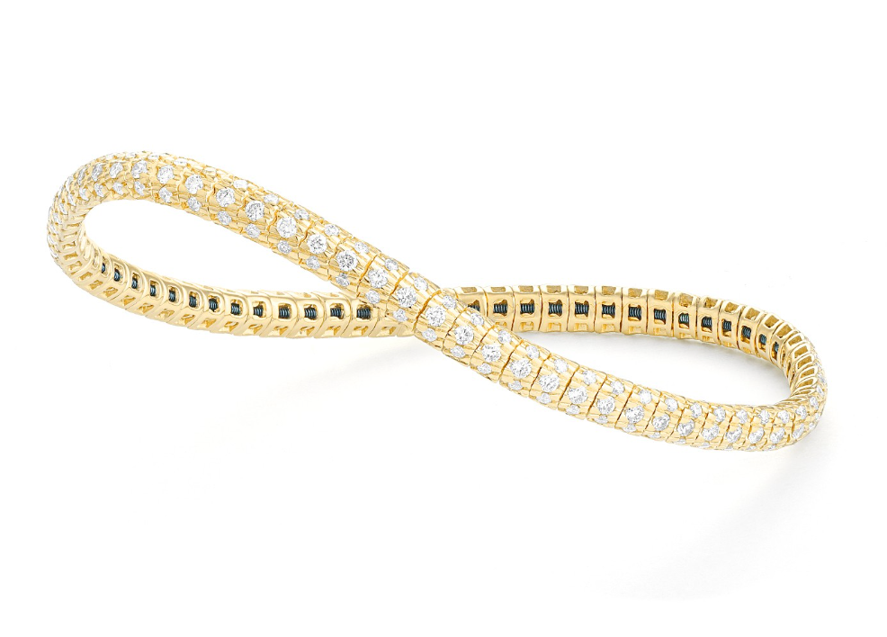 Diamond Pave Stretch Bracelet - 2 ctw