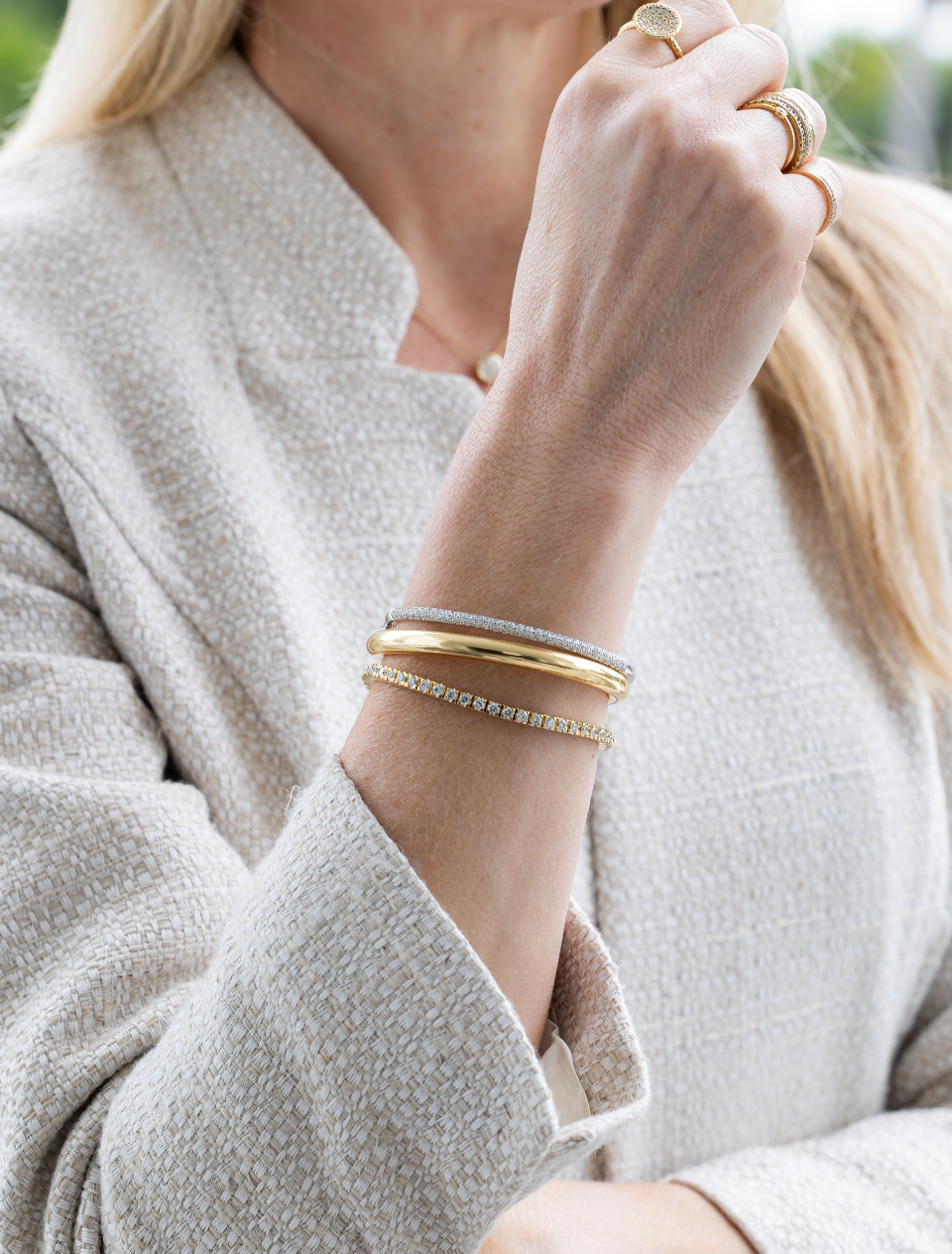 Diamond Stretch Bracelet - 2.15 ctw