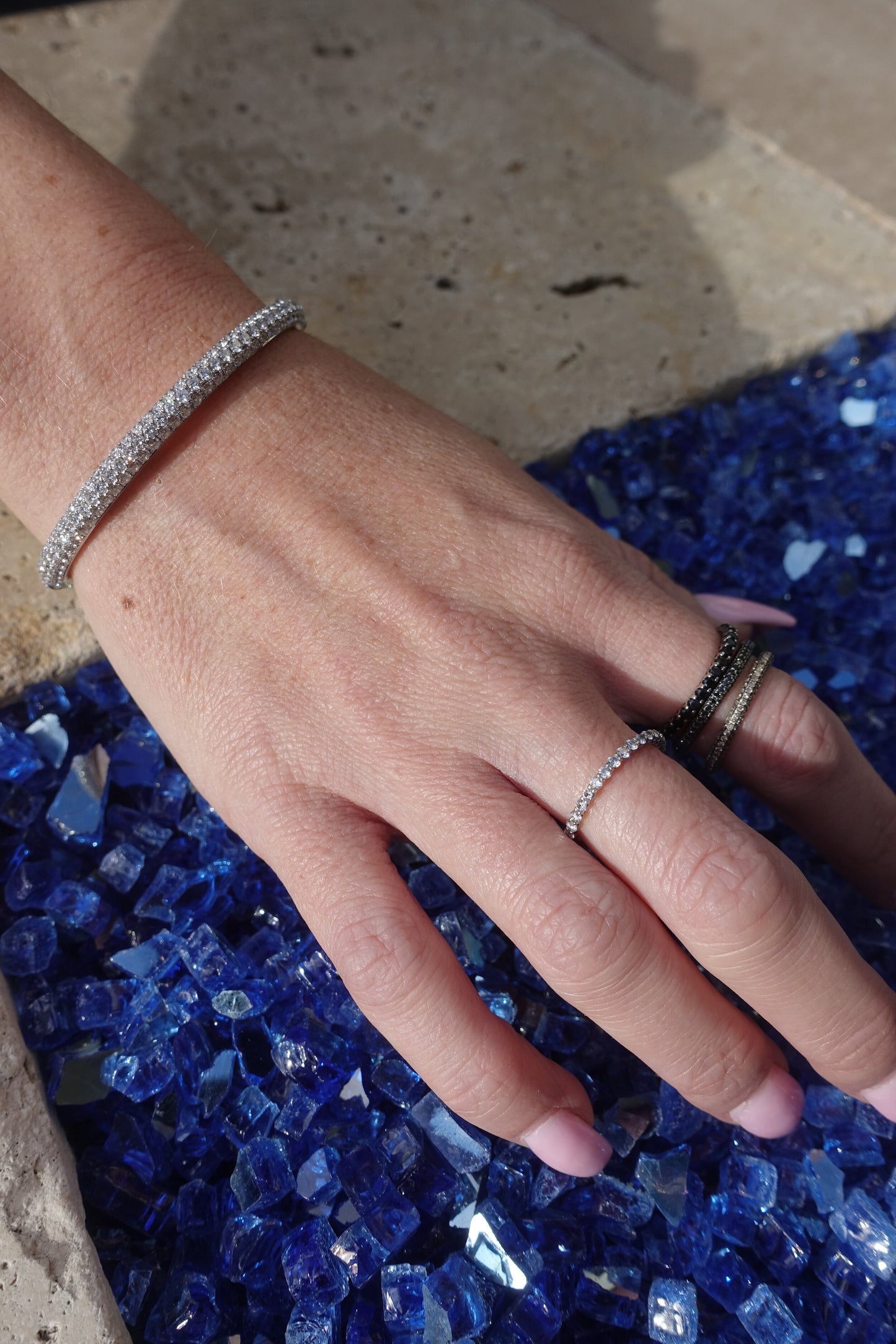 Diamond Eternity Band in U Shape Setting