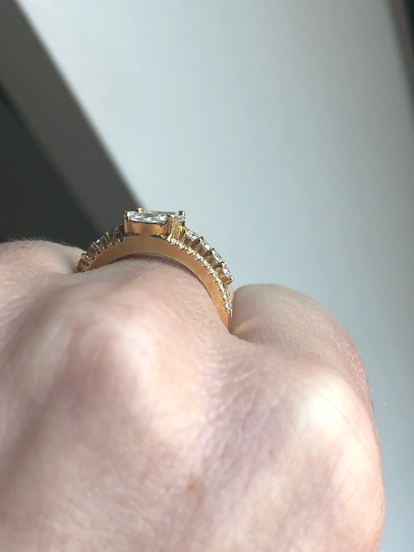 Diamond Cluster Ring