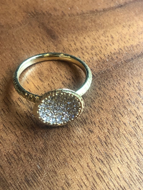 Diamond Disc Ring