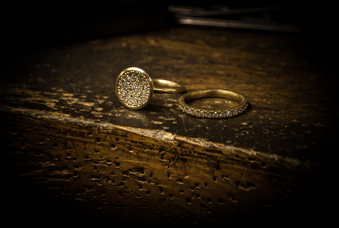 Diamond Disc Ring