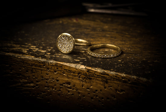 Diamond Disc Ring