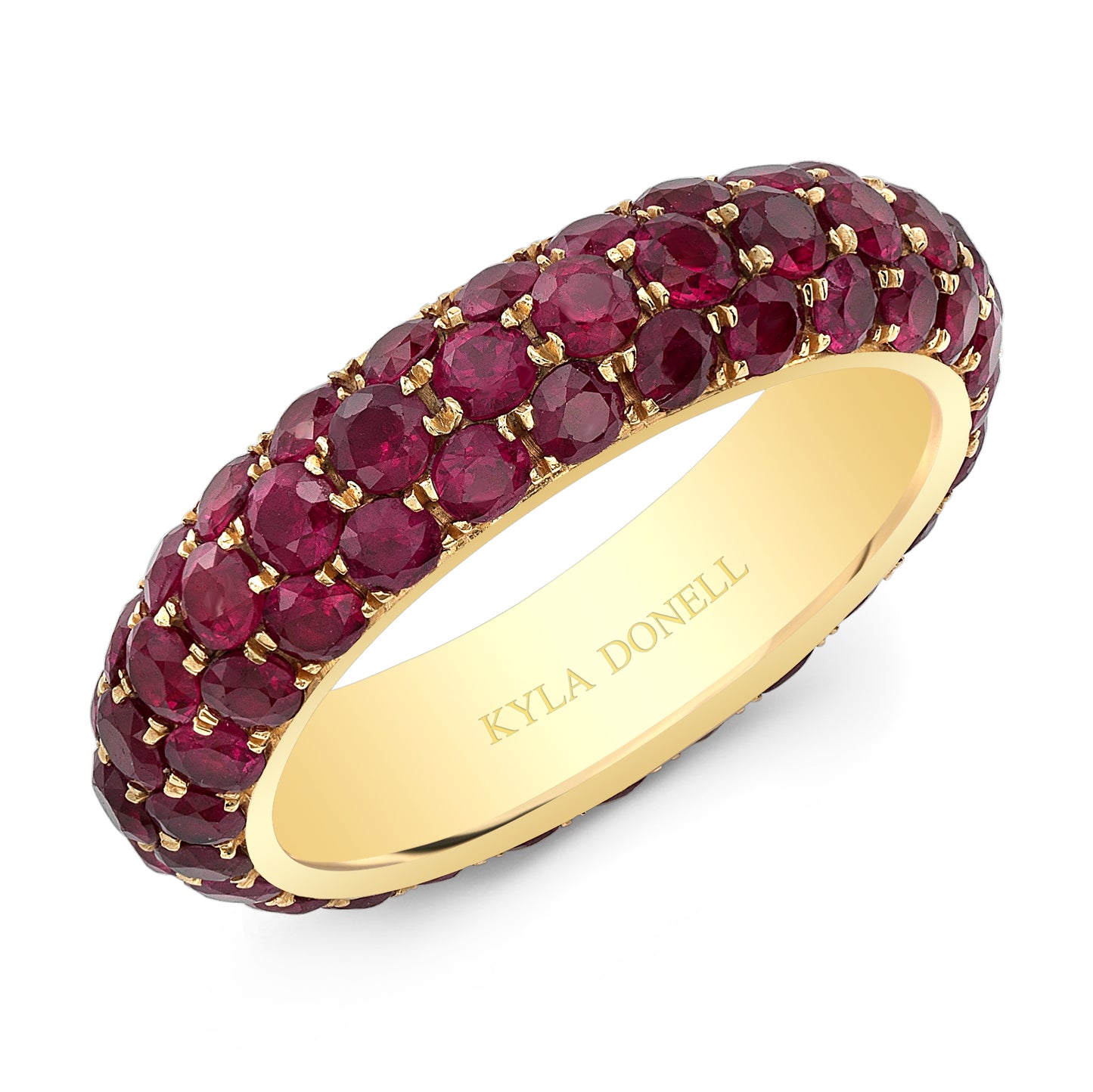 Ruby 3 Row Ring - 5 ctw
