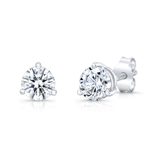 Load image into Gallery viewer, Diamond Stud Earrings - Contact us directly to inquire regarding sizes and pricing
