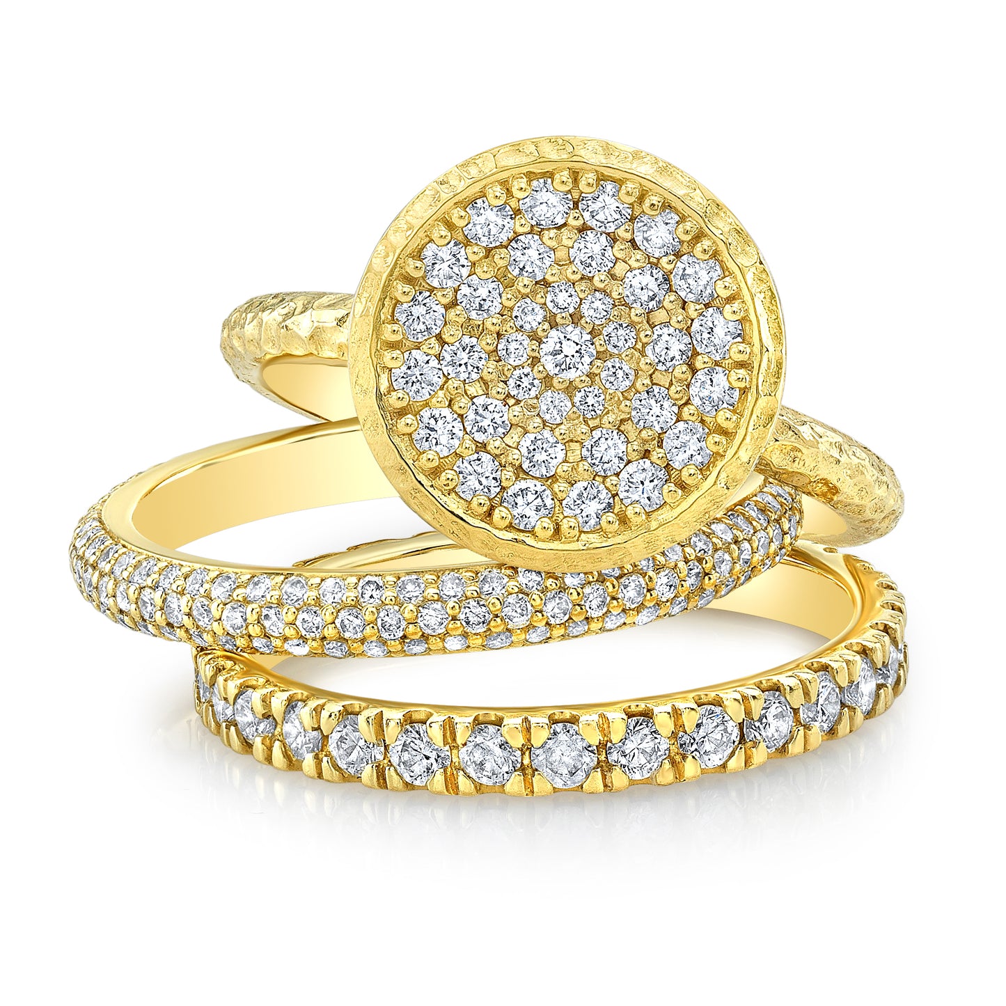Diamond Disc Ring