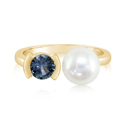 Cultured Pearl Ring in 14K Yellow Gold