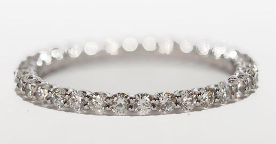 Diamond Eternity Band in U Shape Setting