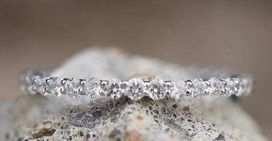 Diamond Eternity Band in U Shape Setting